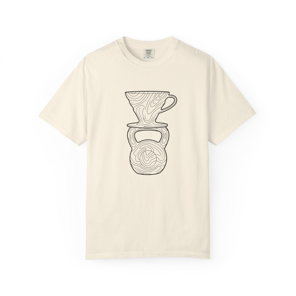 Minimalist Coffee & Kettlbell T-shirt