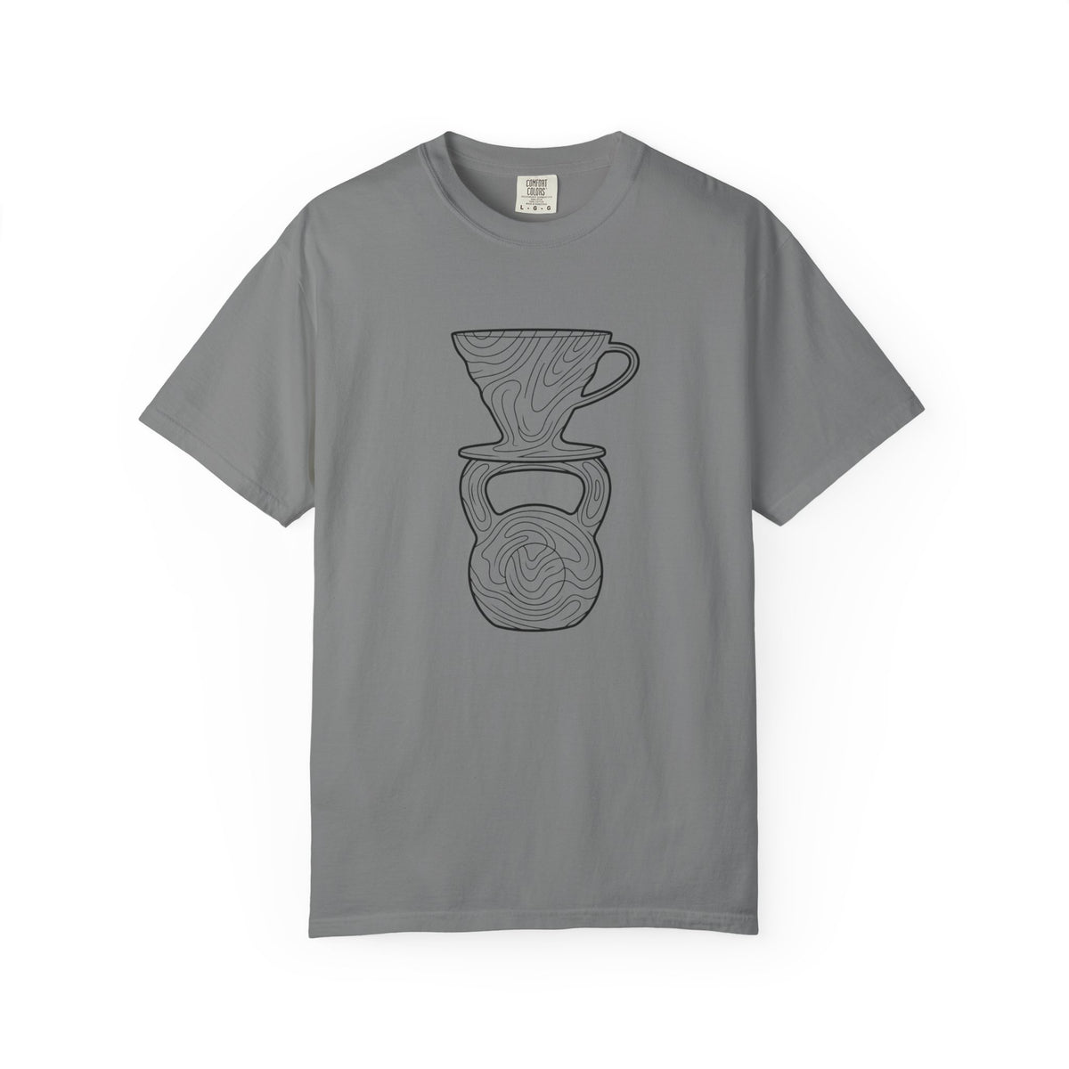 Minimalist Coffee & Kettlbell T-shirt