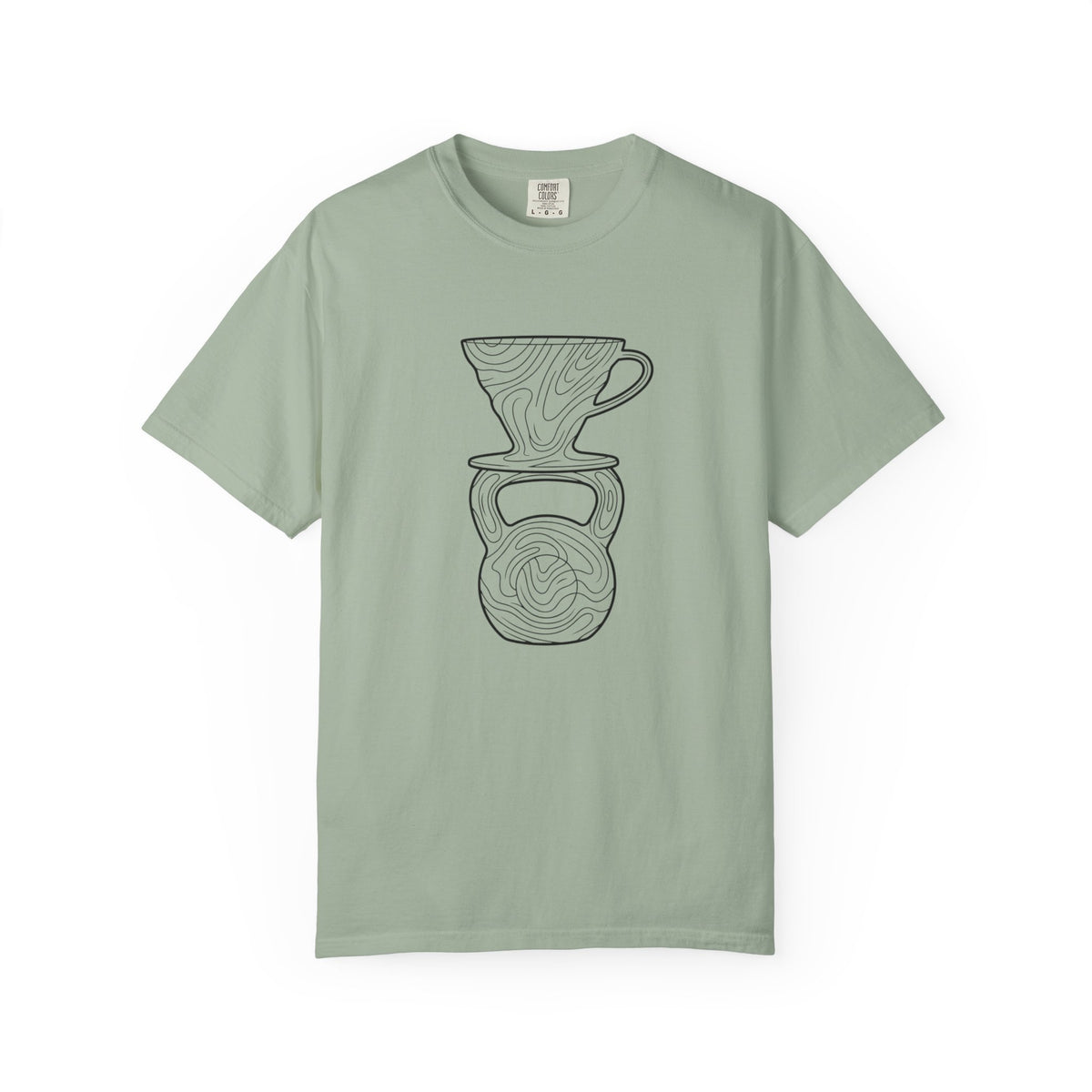 Minimalist Coffee & Kettlbell T-shirt